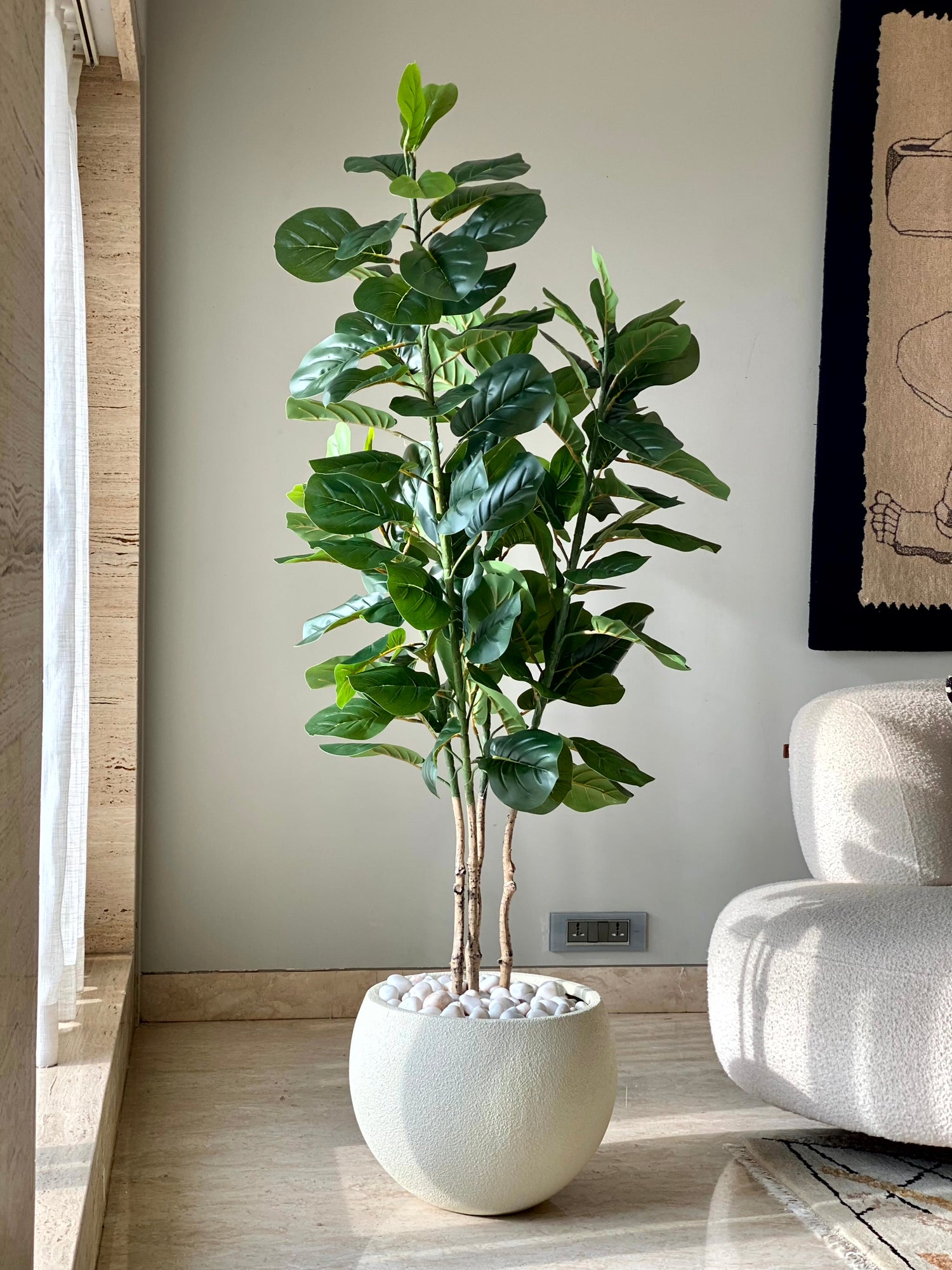 Artificial Fiddle Leaf Fig Tree - 6 Feet