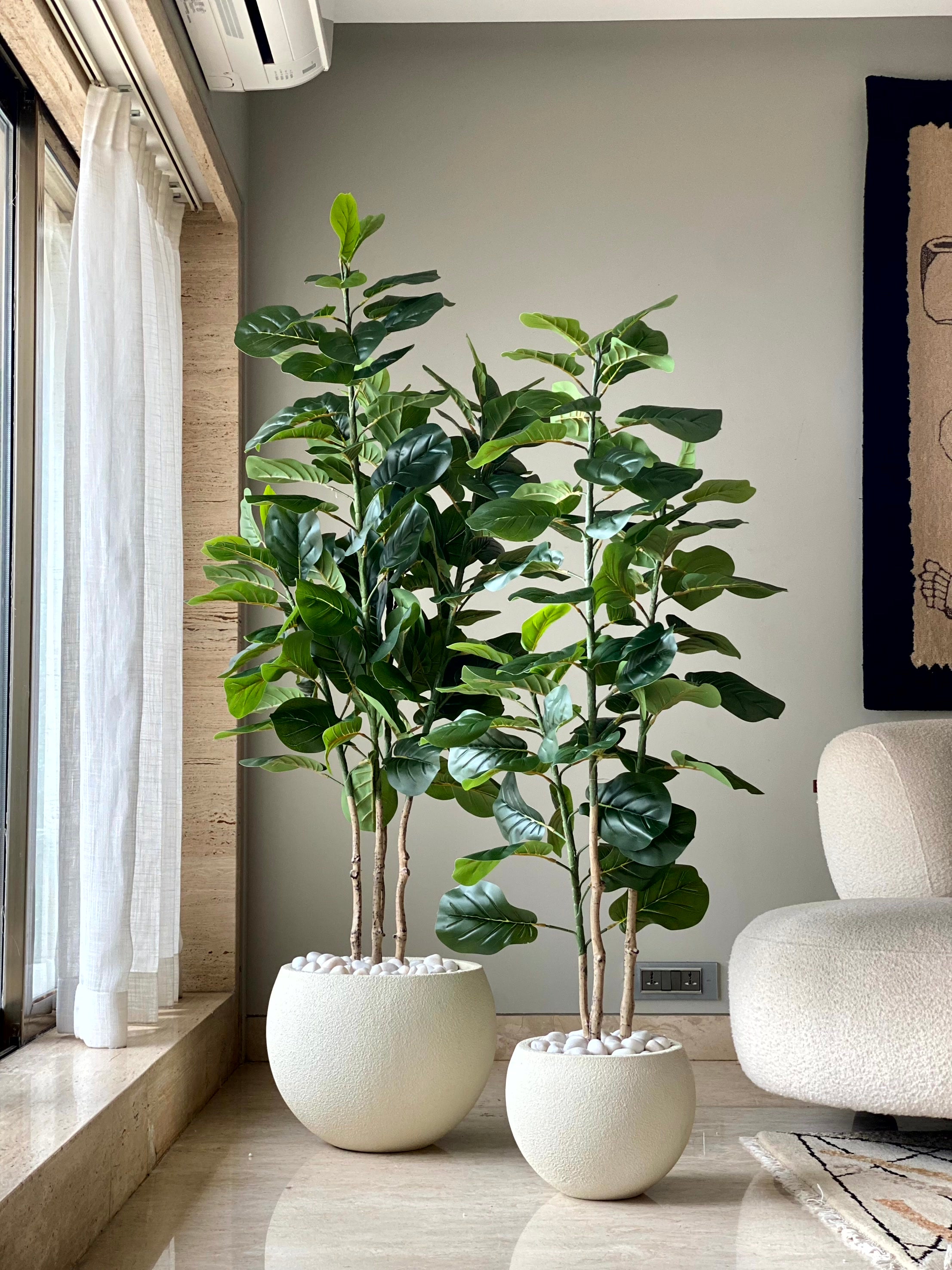 Artificial Fiddle Leaf Fig Tree - 5 Feet