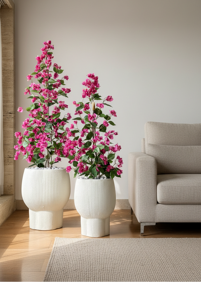 Artificial Pink Garden Bougainvillea Plant - 3 Feet