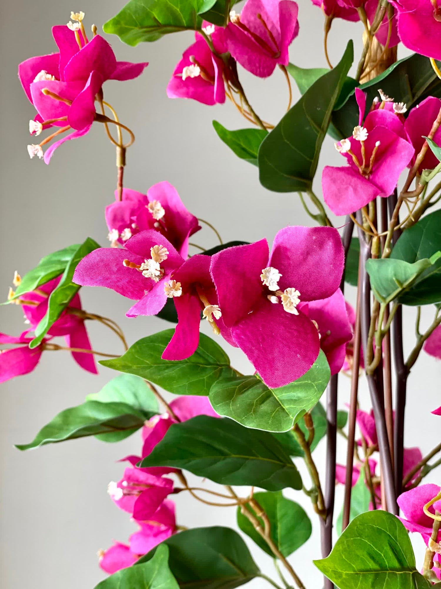 Artificial Magenta Garden Bougainvillea Plant - 4 Feet