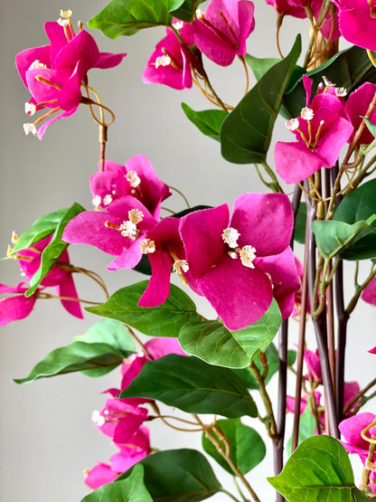 Artificial Magenta Garden Bougainvillea Plant - 4 Feet