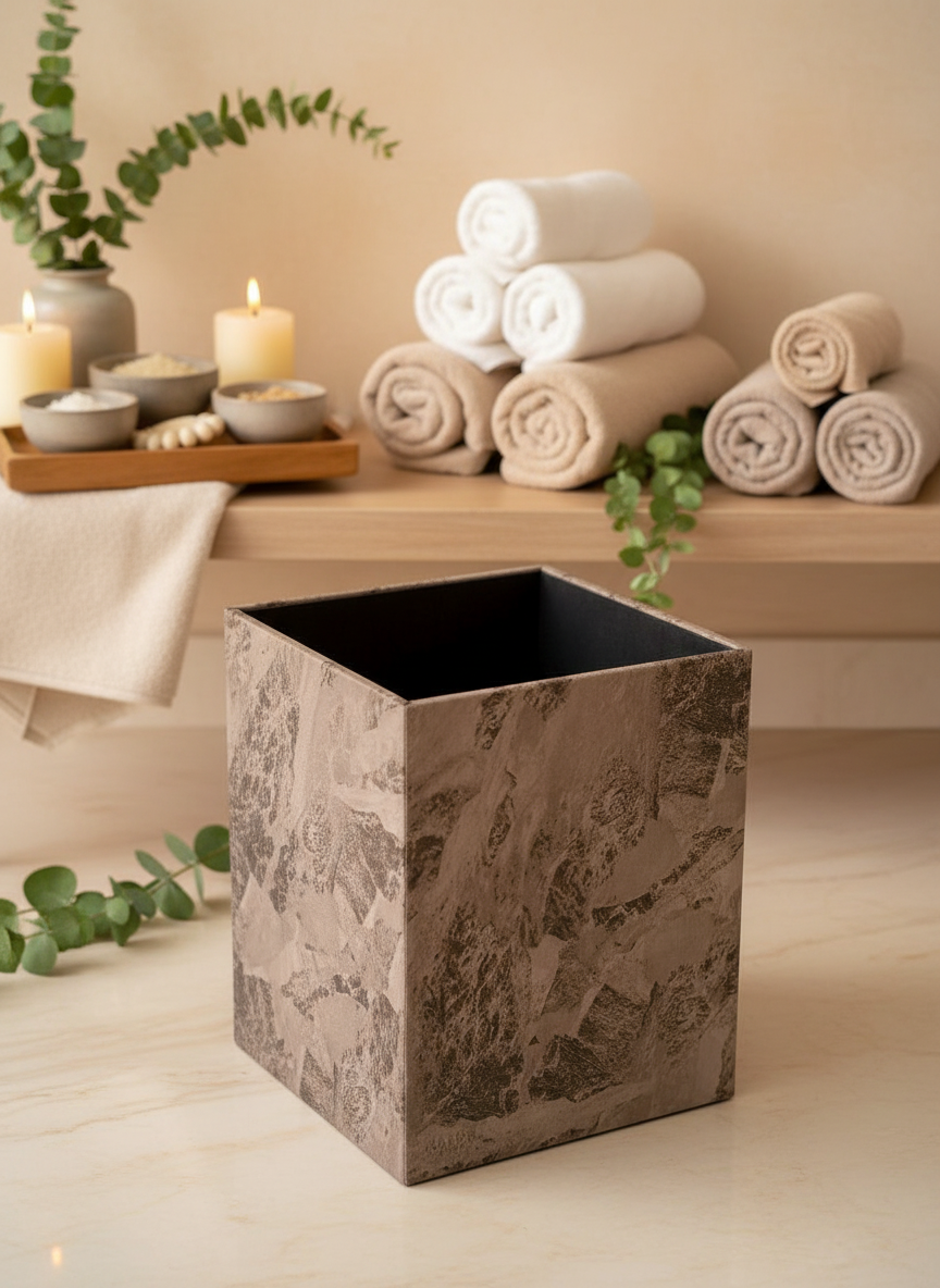 Indo Mocha Square Dustbin