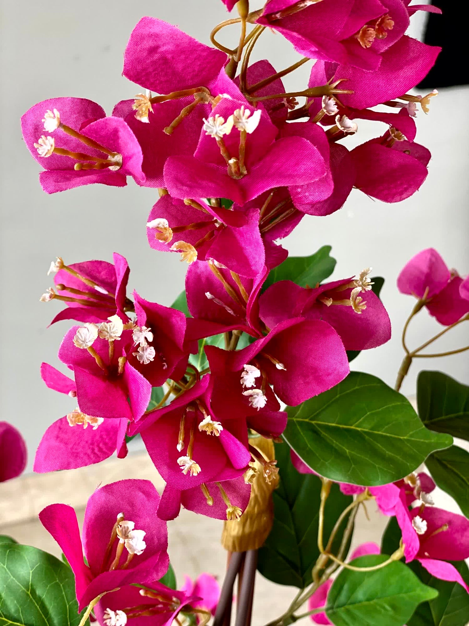 Artificial Pink Garden Bougainvillea Plant - 3 Feet