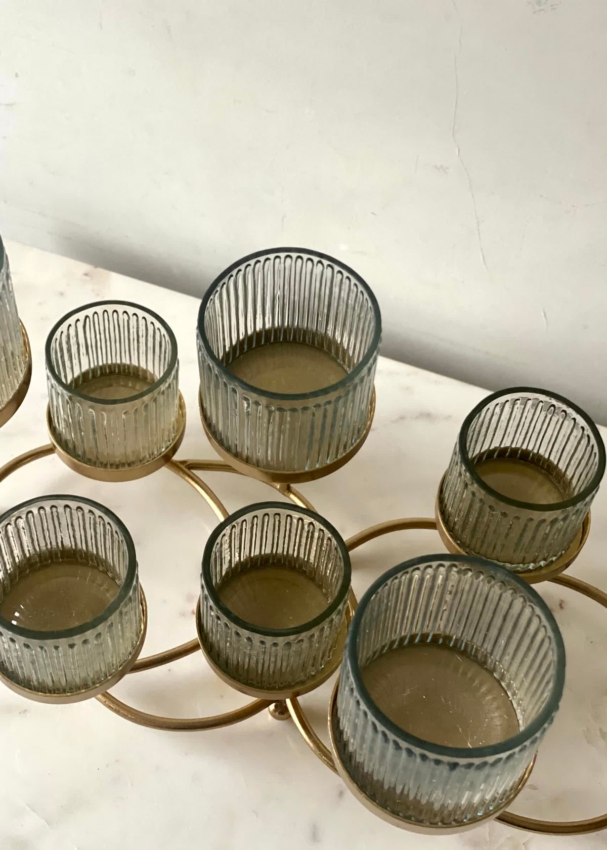 Meadow Fluted Tealight Holder – Set of 8