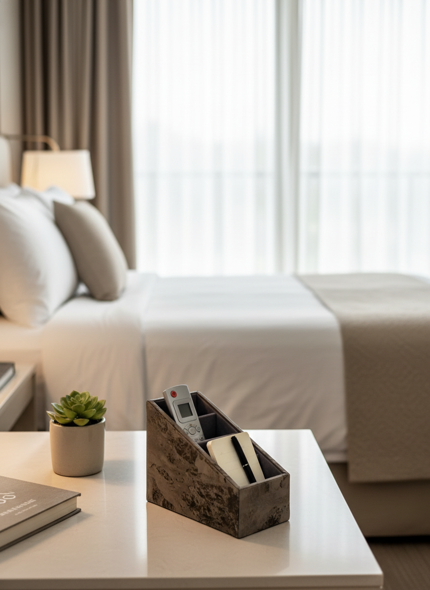 Indo Mocha Remote Holder - 4 Slot