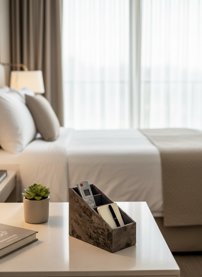 Indo Mocha Remote Holder - 4 Slot