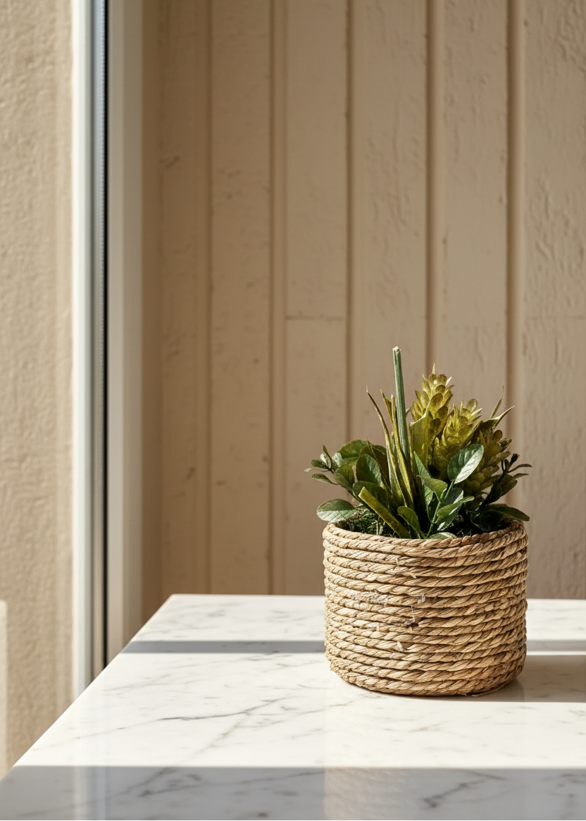 Artificial Jute Bonsai Pot