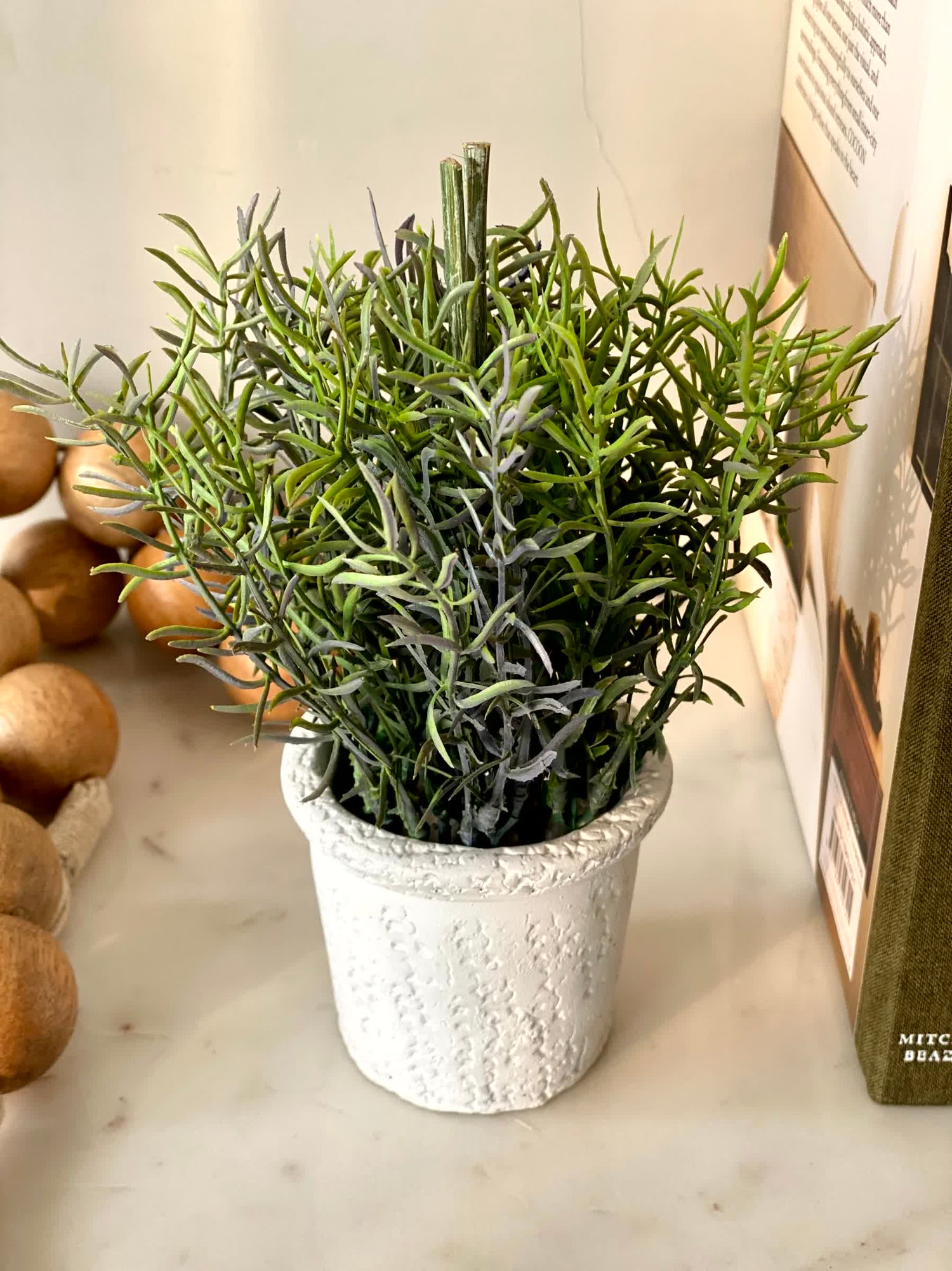 Artificial Rosemary Pot