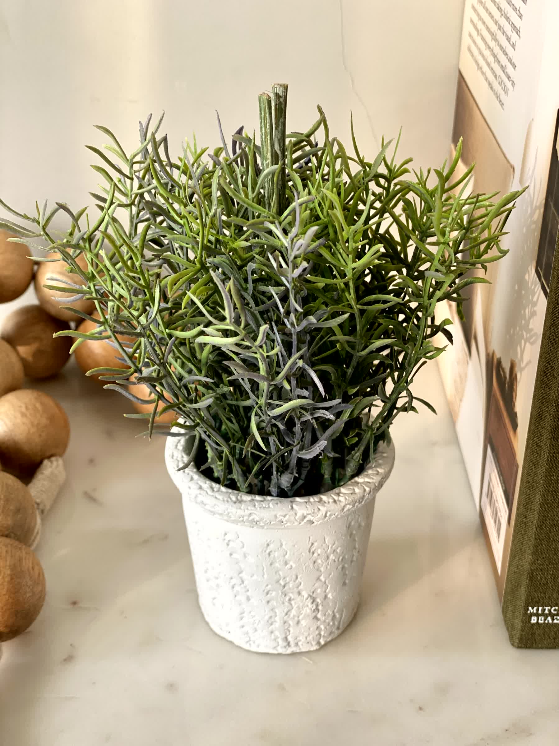 Artificial Rosemary Pot