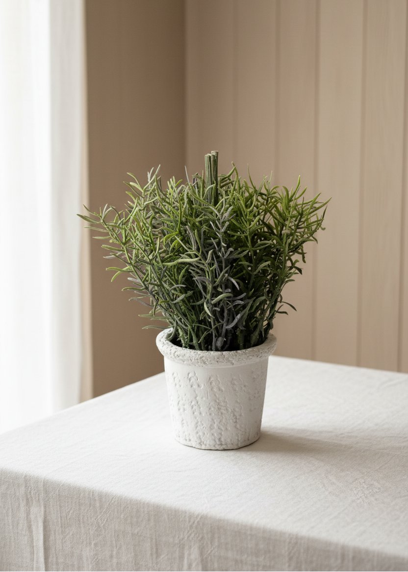 Artificial Rosemary Pot
