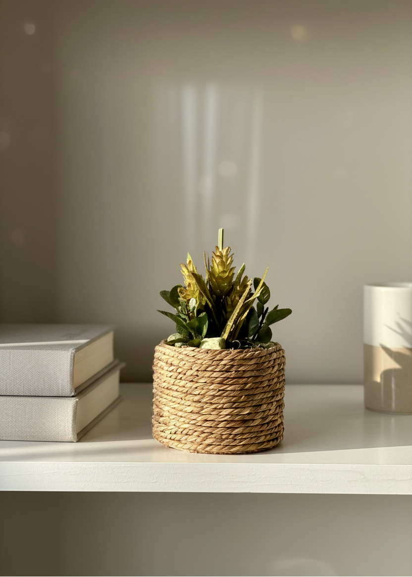 Artificial Jute Bonsai Pot