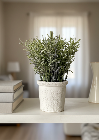 Artificial Rosemary Pot