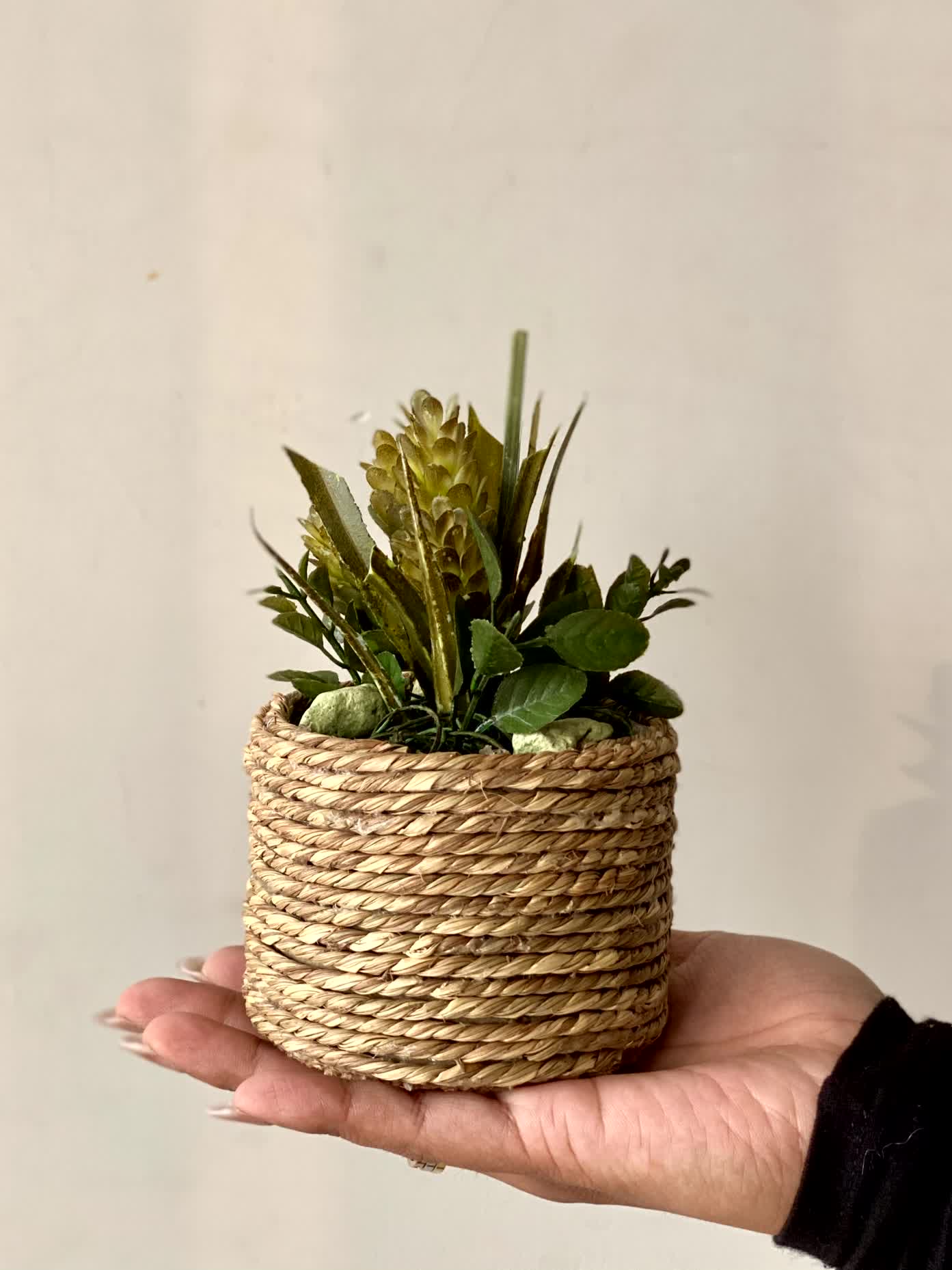 Artificial Jute Bonsai Pot