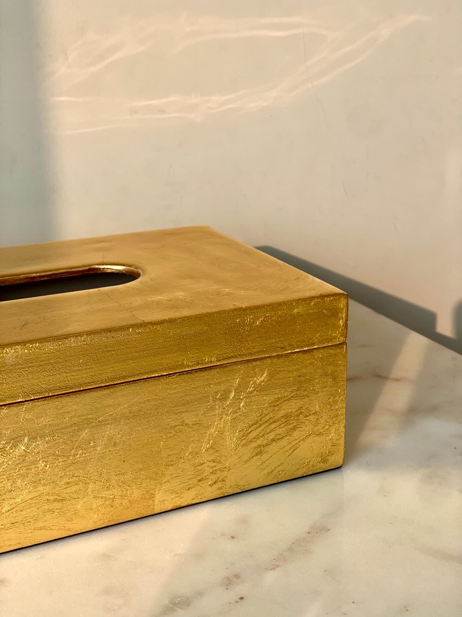 Verona Gold Tissue Box