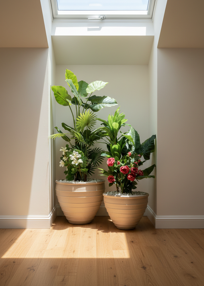 Grandeur Planters - Beige