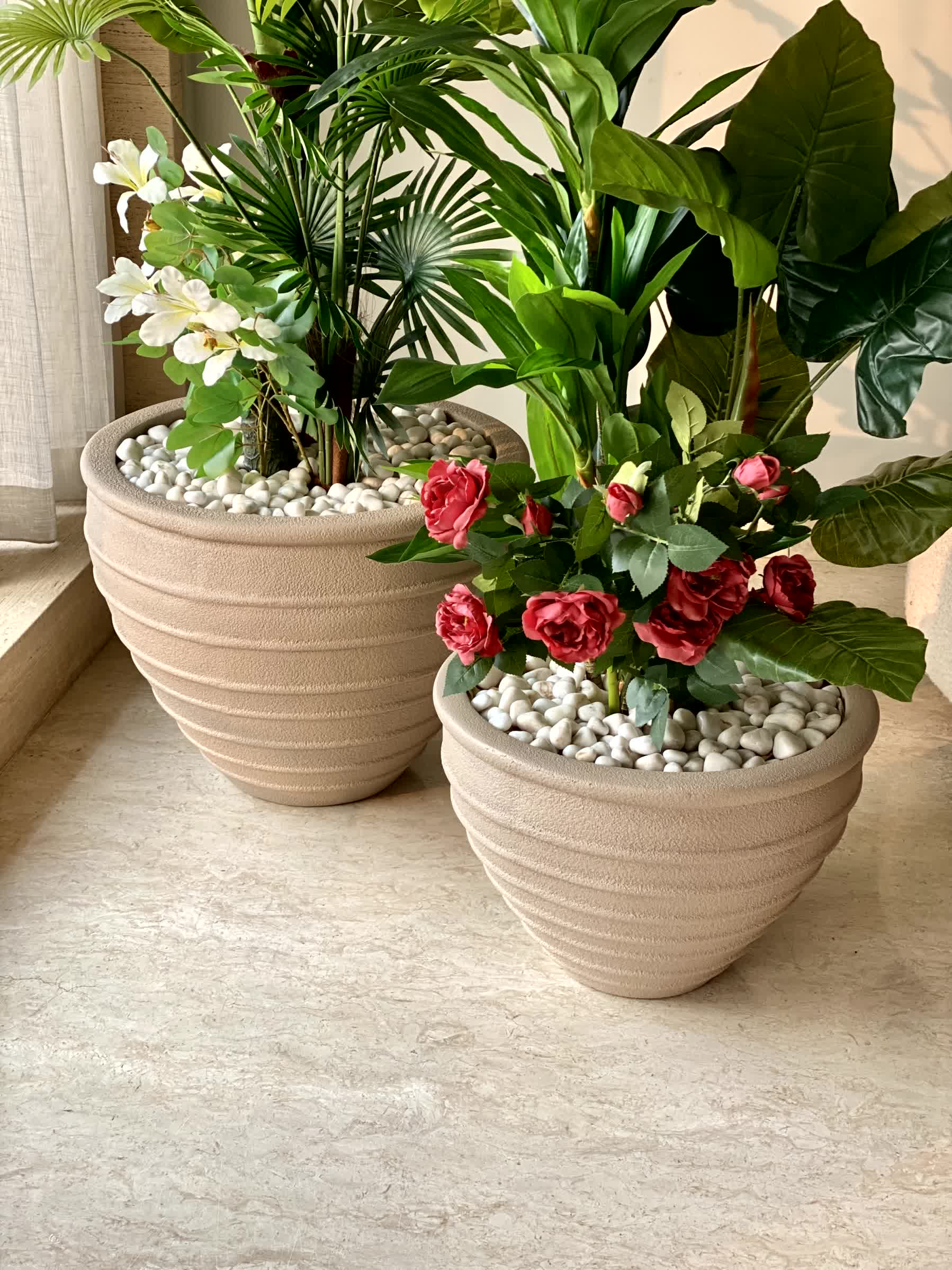 Grandeur Planters - Beige