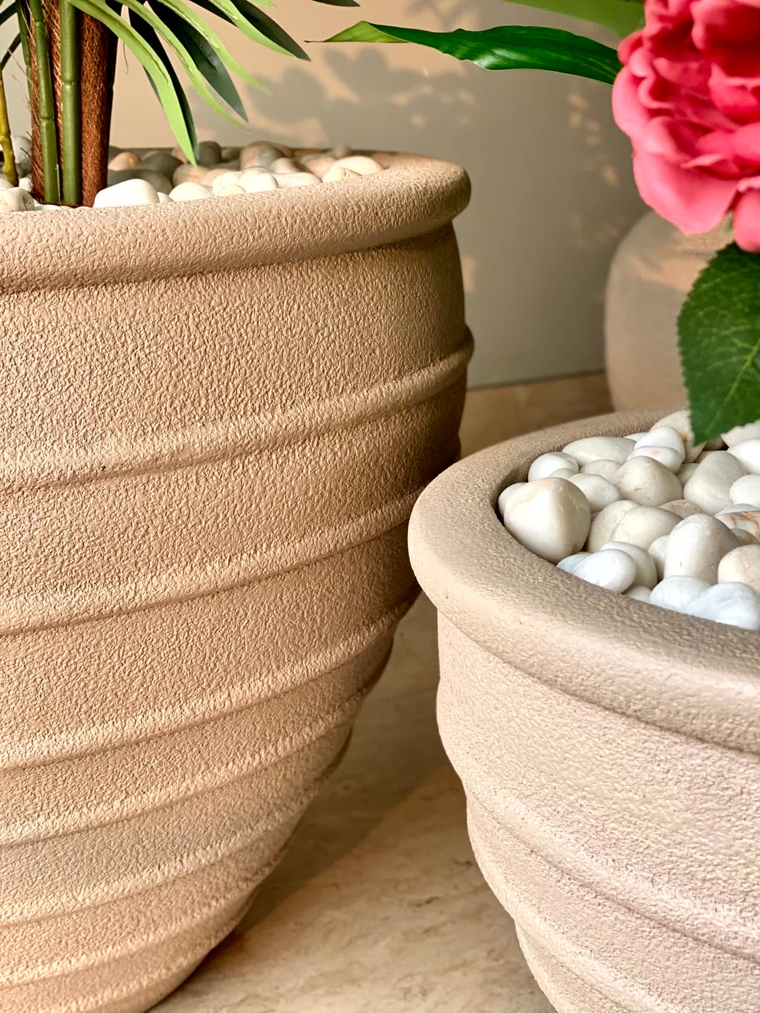 Grandeur Planters - Beige