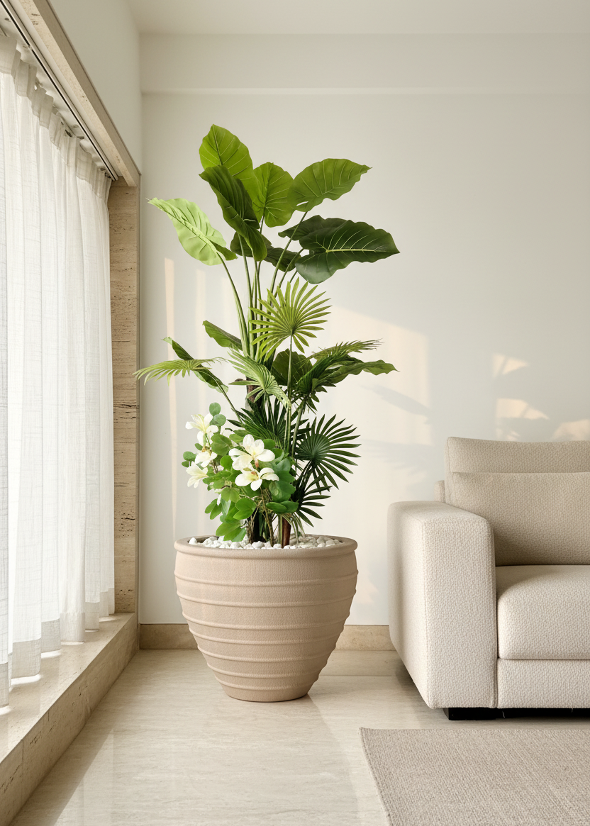 Grandeur Planters - Beige