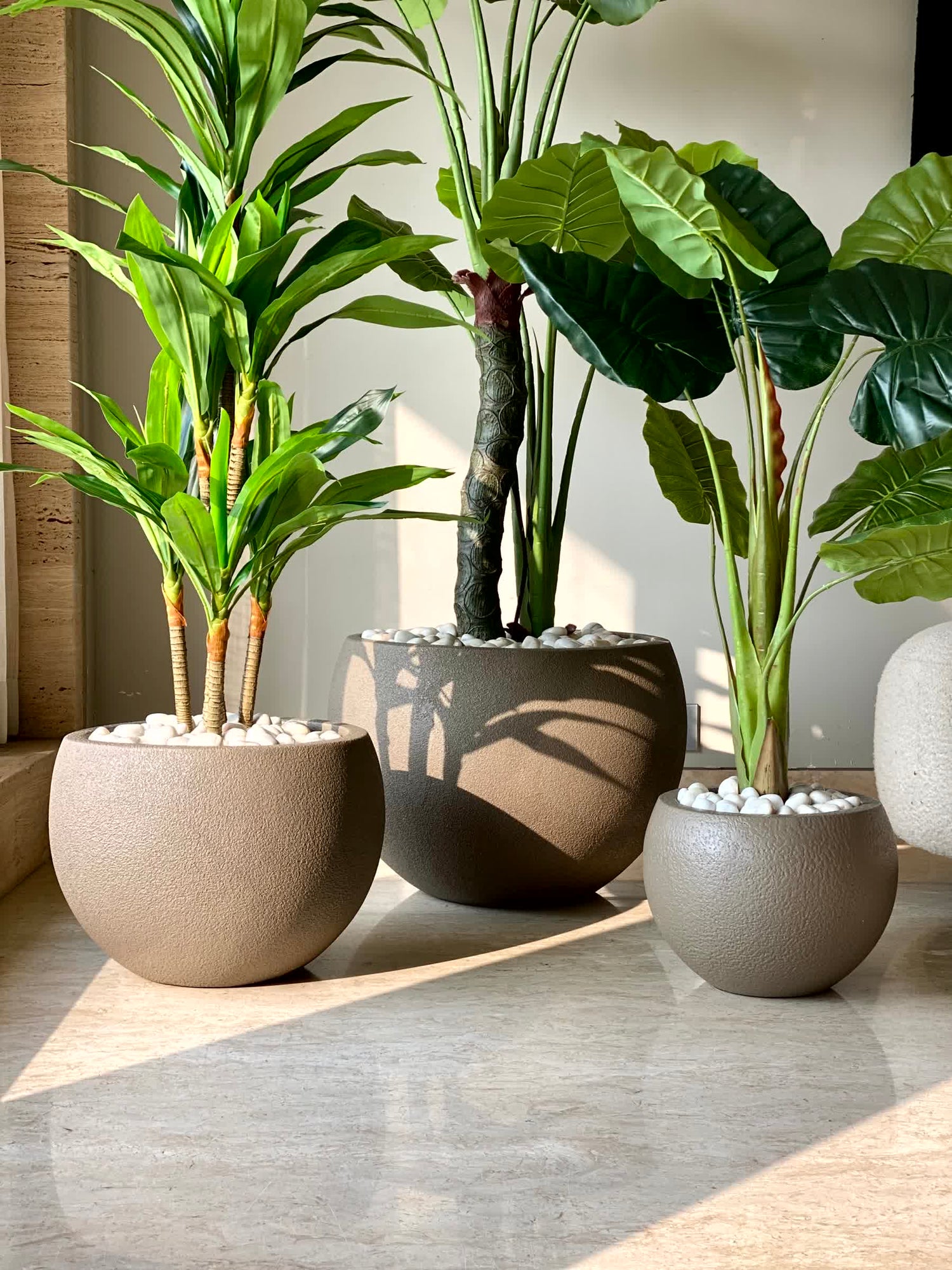 Lithos Planters - Mud Brown