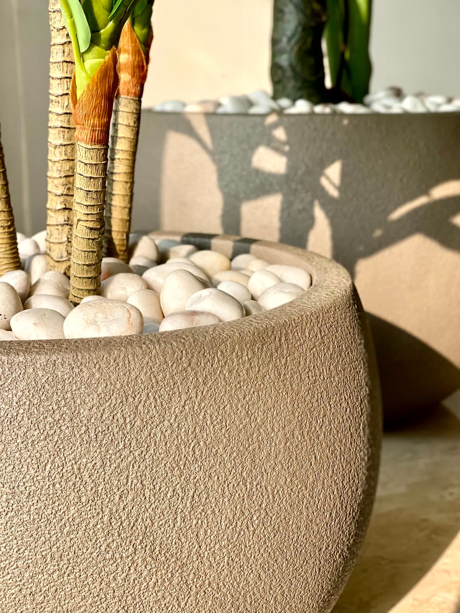 Lithos Planters - Mud Brown