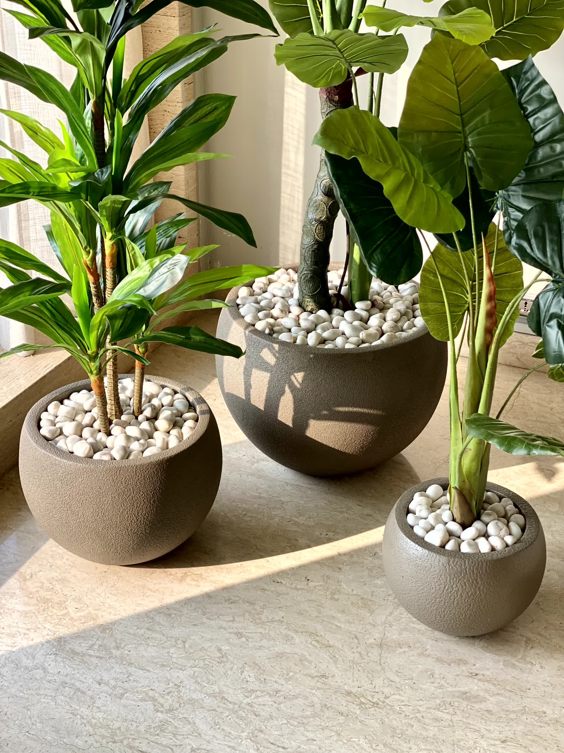 Lithos Planters - Mud Brown