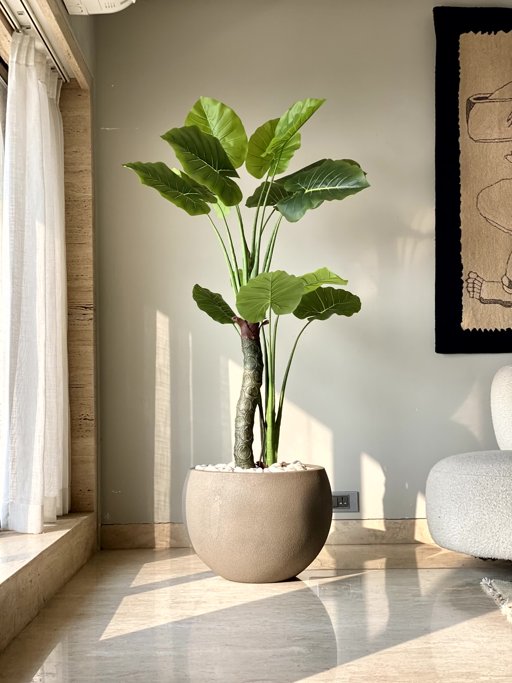 Lithos Planters - Mud Brown