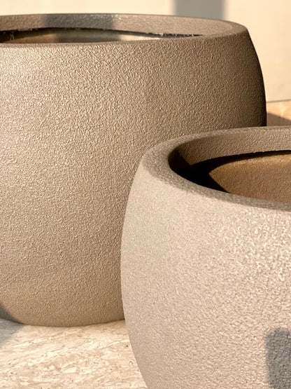 Lithos Planters - Mud Brown