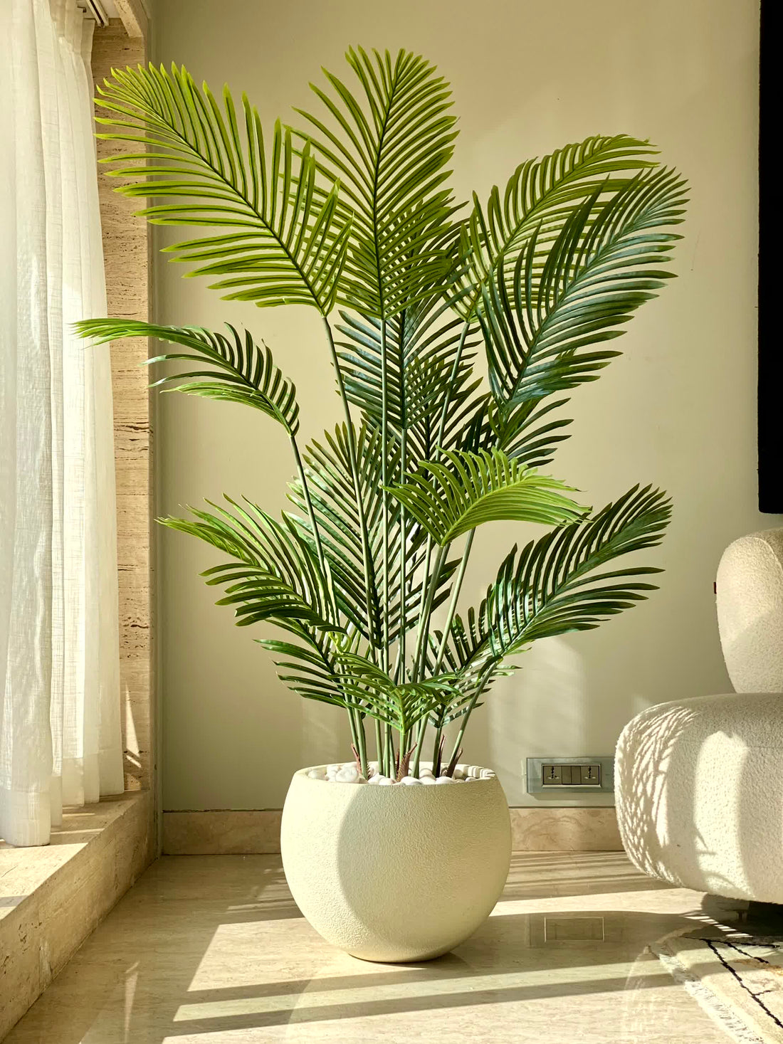 Artificial Lush Green Areca Palm - 5 ft