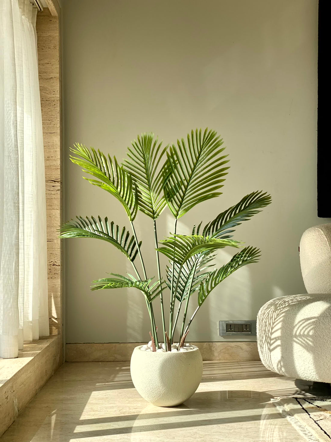 Artificial Lush Green Areca Palm - 4 ft