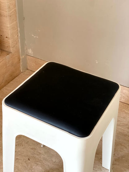 Savoy Stool - White &amp; Black