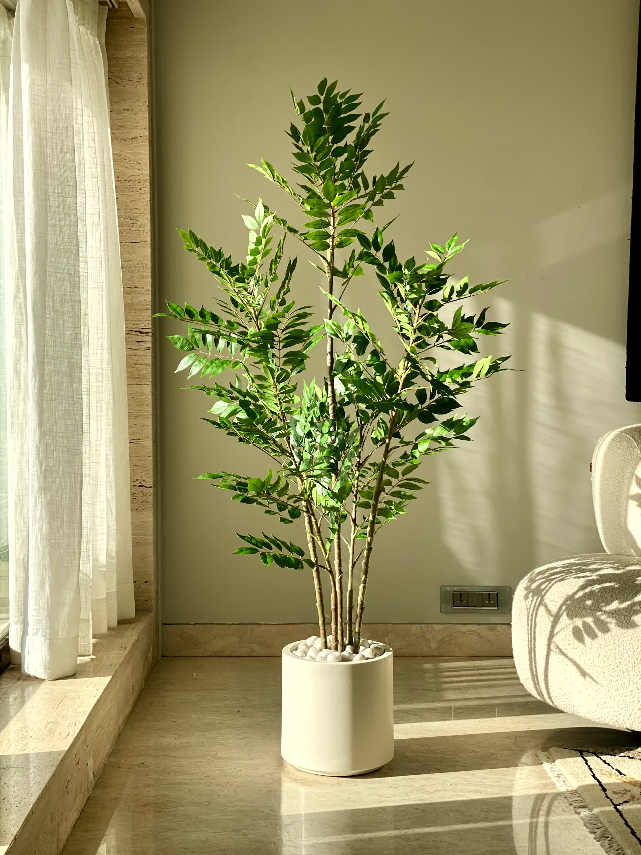 Green Tea Artificial Plant - 5 Feet