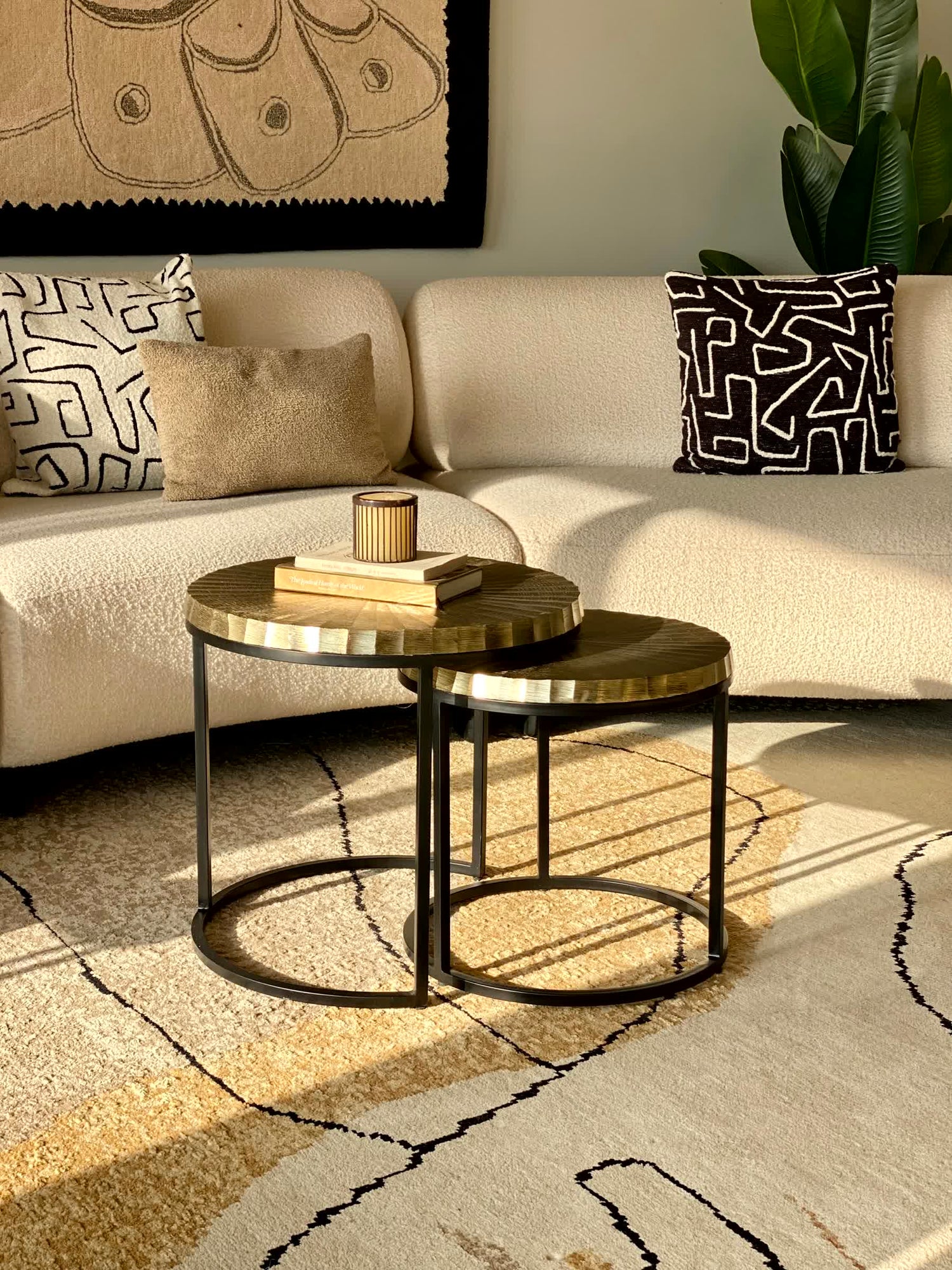 Ghana Nesting Side Table - Set of 2