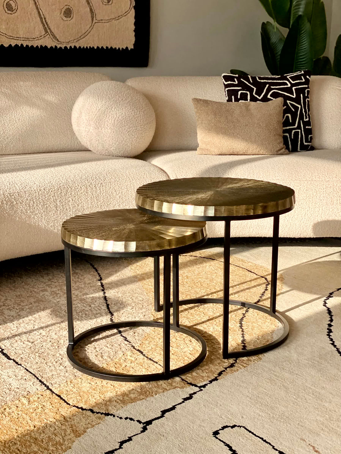 Ghana Nesting Side Table - Set of 2