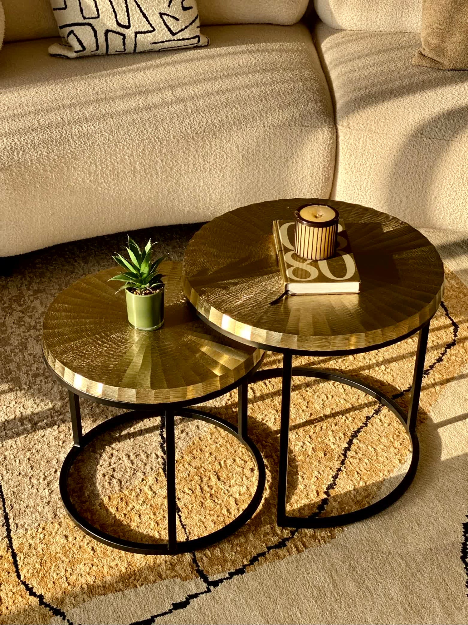 Ghana Nesting Side Table - Set of 2