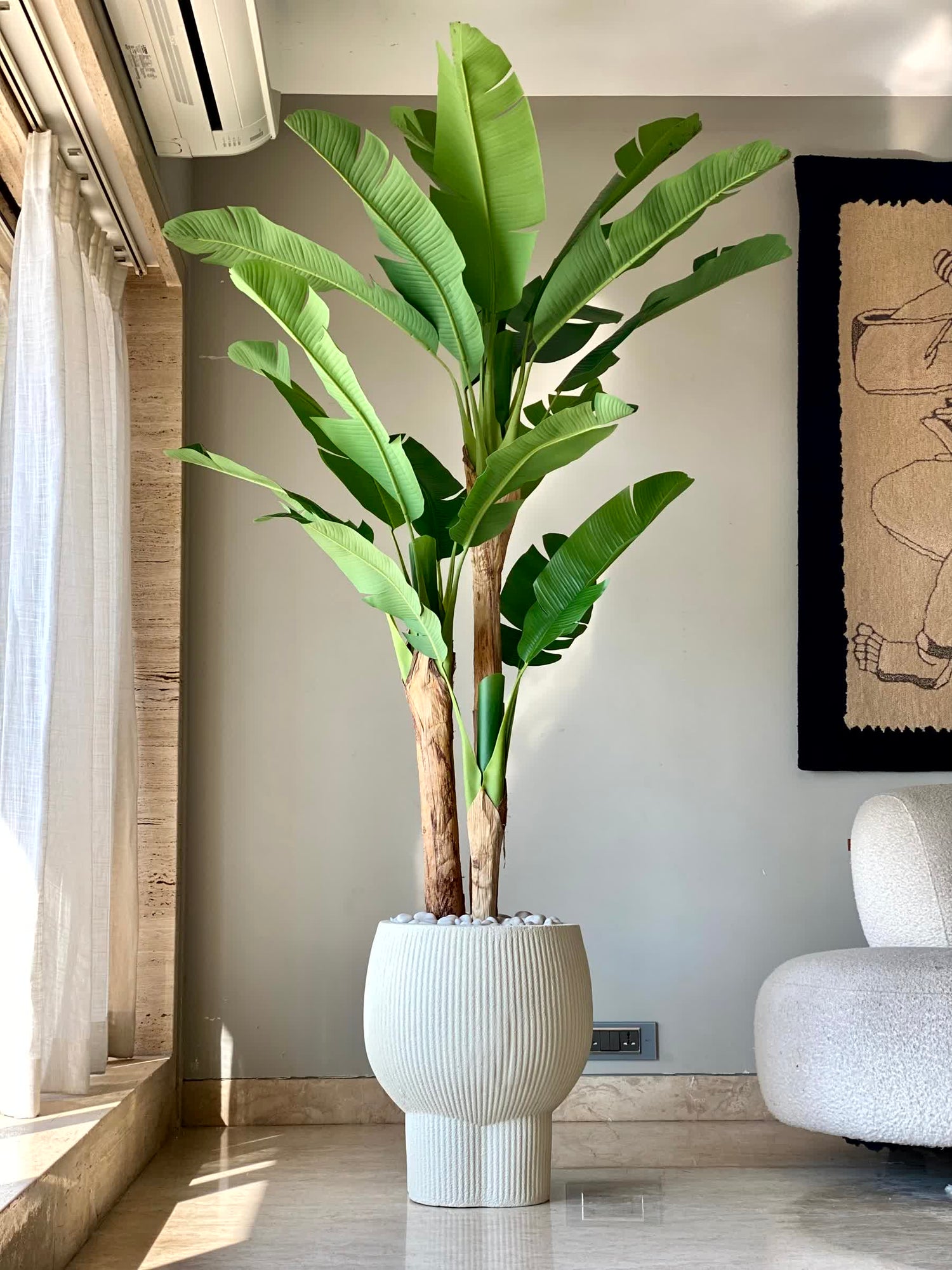 Artificial Forest Banana Plant - 6.5 Feet