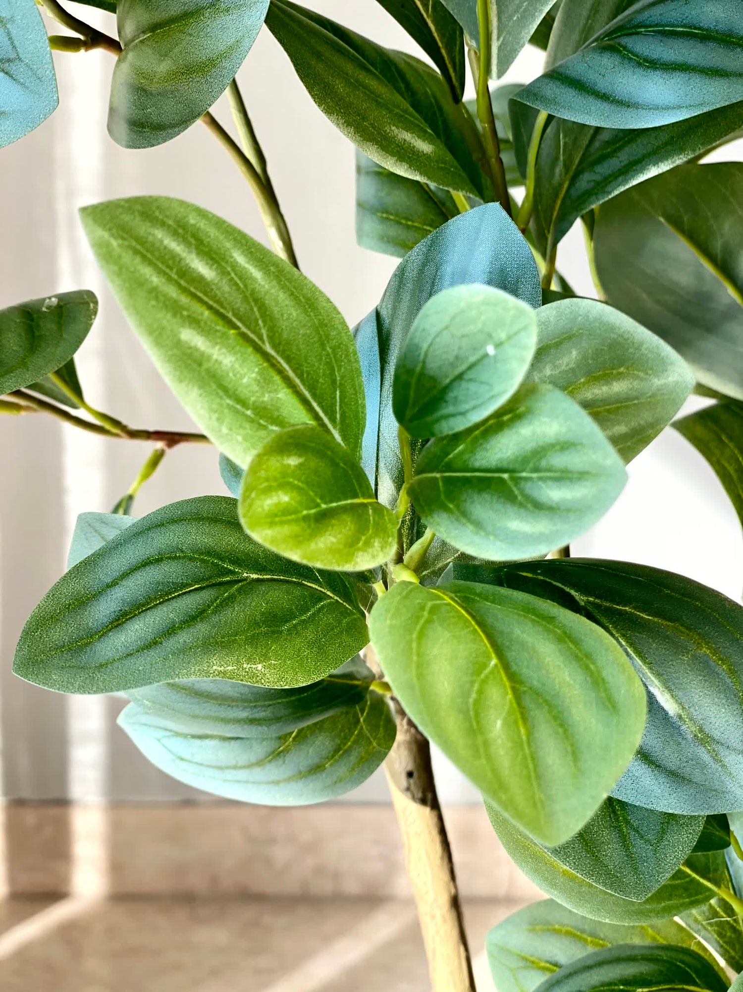 Artificial Variegated Schefflera Plant - 4 Feet