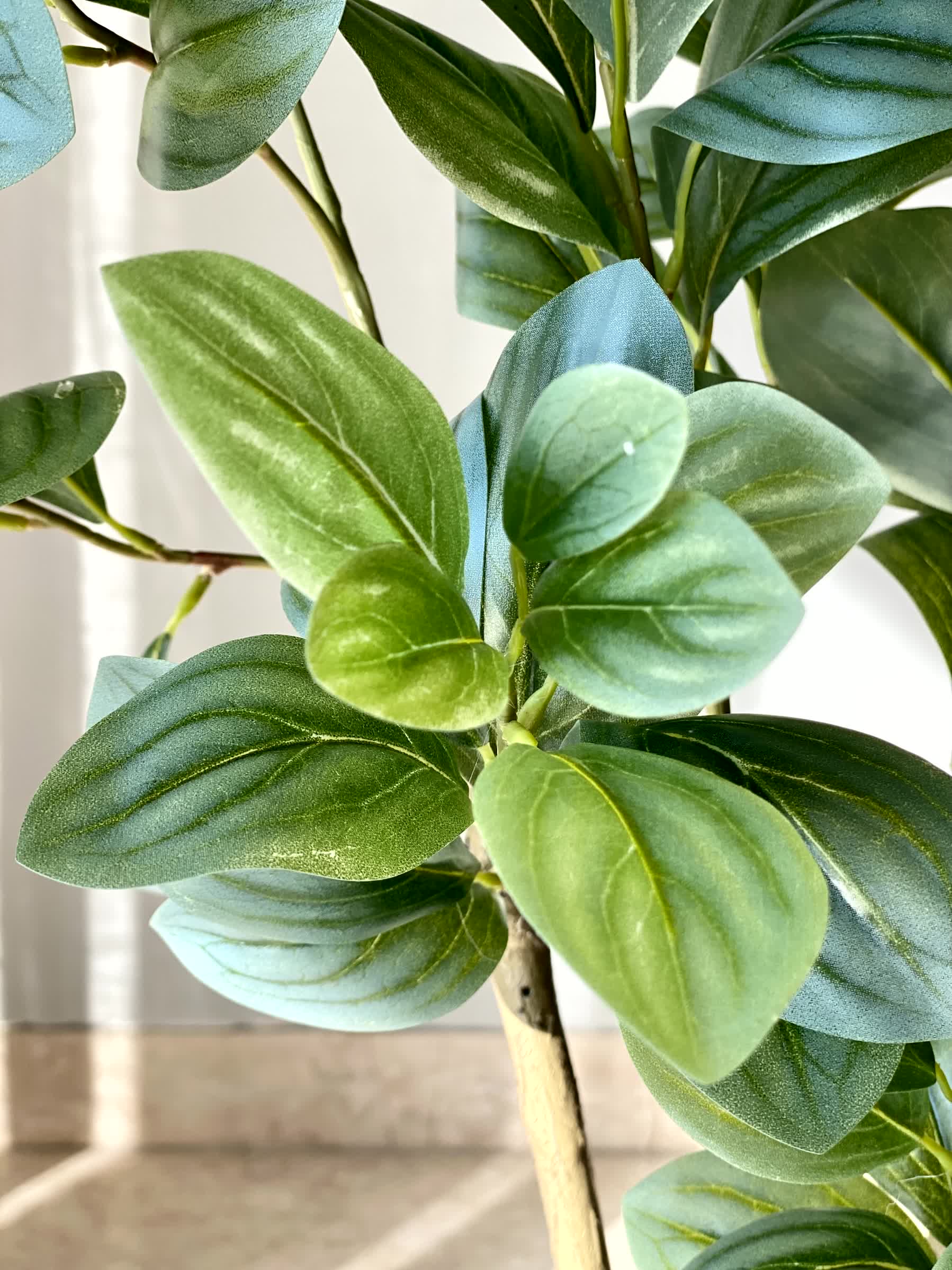Artificial Variegated Schefflera Plant - 4 Feet