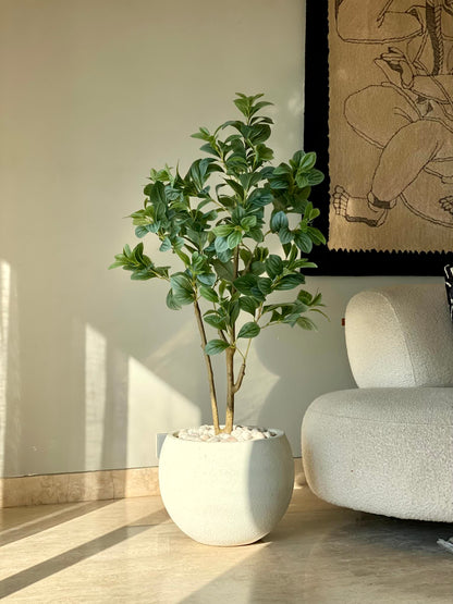 Artificial Variegated Schefflera Plant - 4 Feet