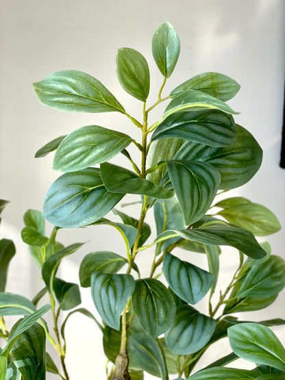 Artificial Variegated Schefflera Plant - 2.8 Feet