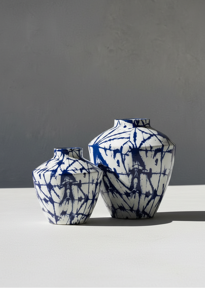 Shibori Vases