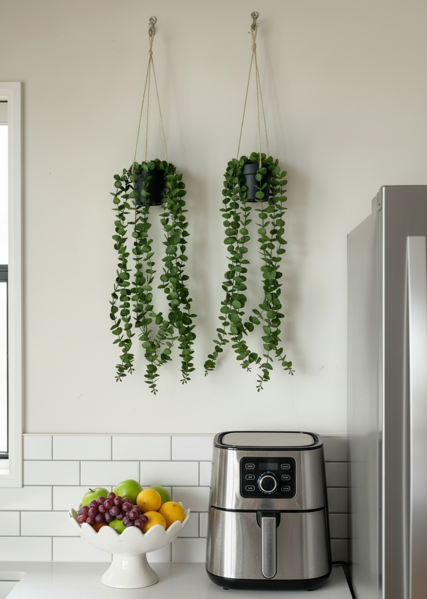 Artificial Hanging Eucalyptus - (Set of 2)
