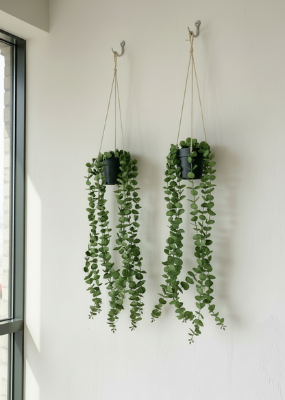 Artificial Hanging Eucalyptus - (Set of 2)