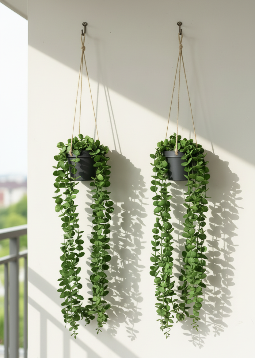 Artificial Hanging Eucalyptus - (Set of 2)