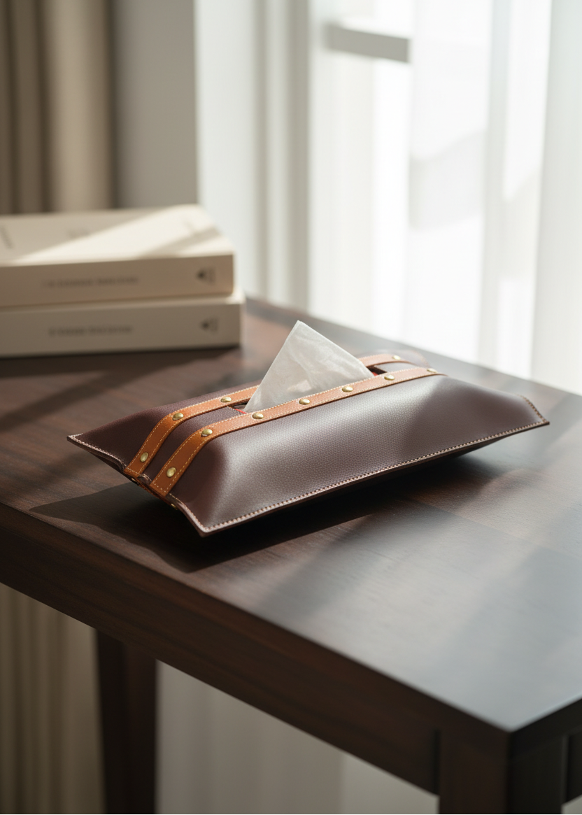 Brown &amp; Tan Tissue Cover