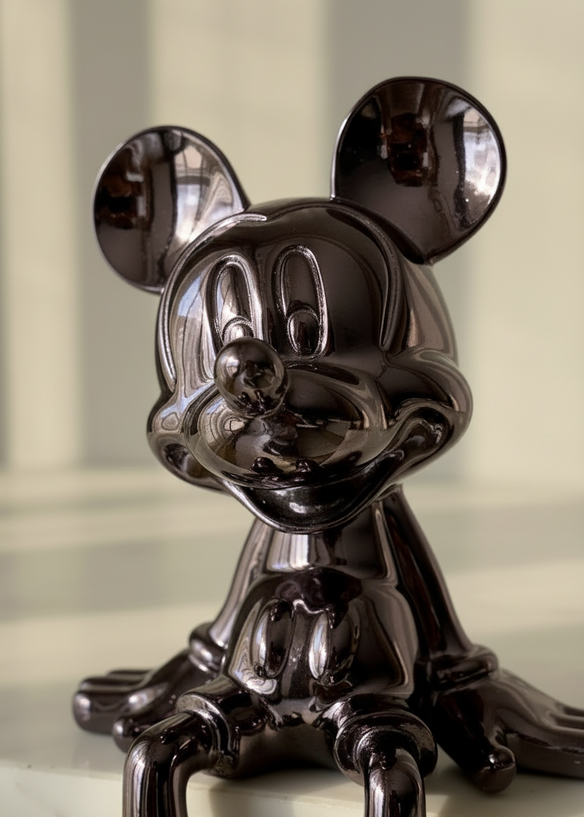 Obsidian Micky Mouse - Small