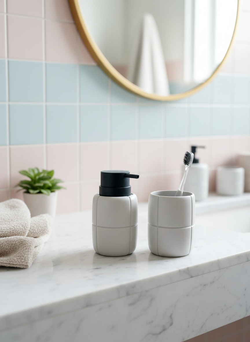 Cocoon Bathroom Set - Set of 2