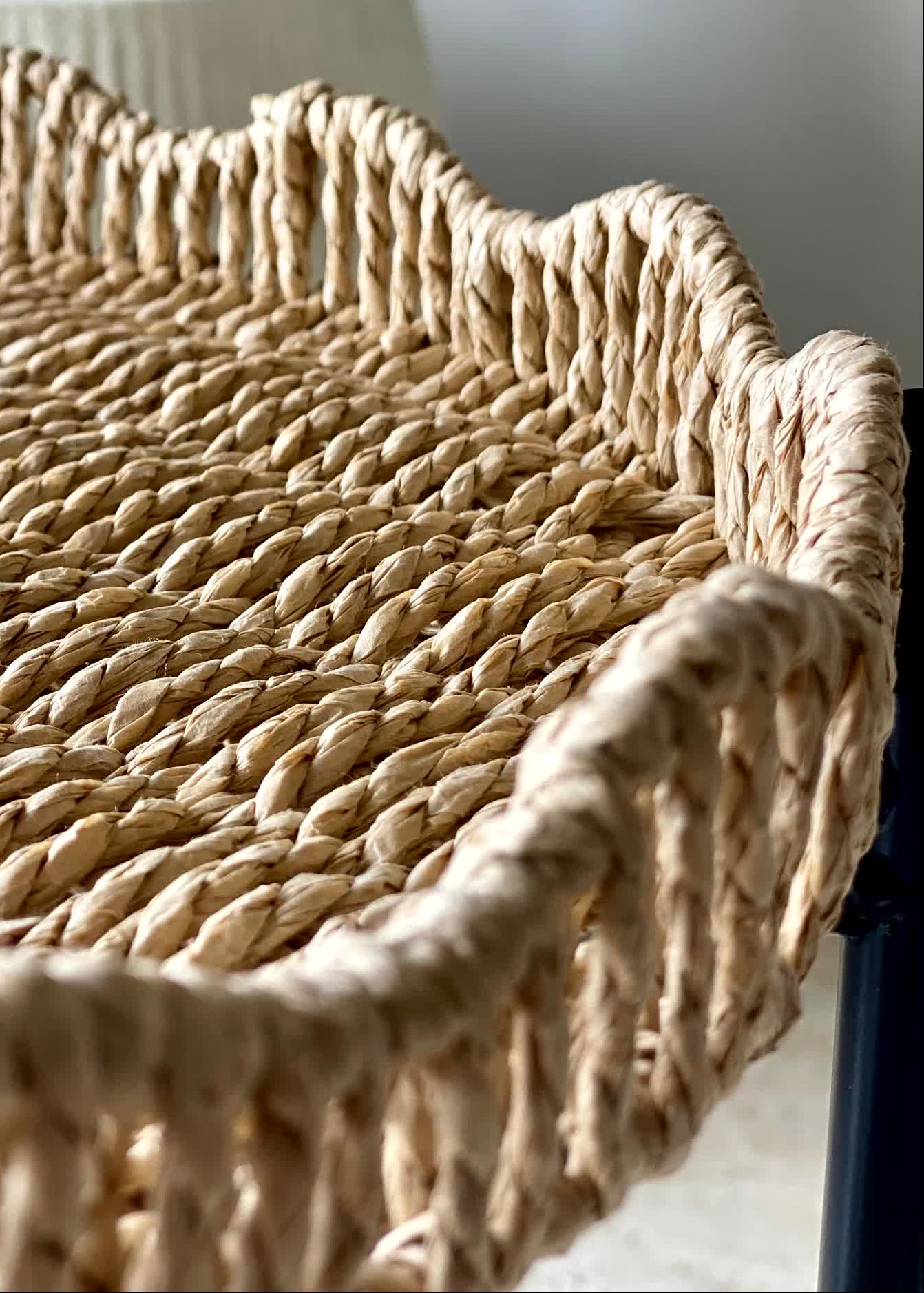 Two-Tier Rattan Organiser