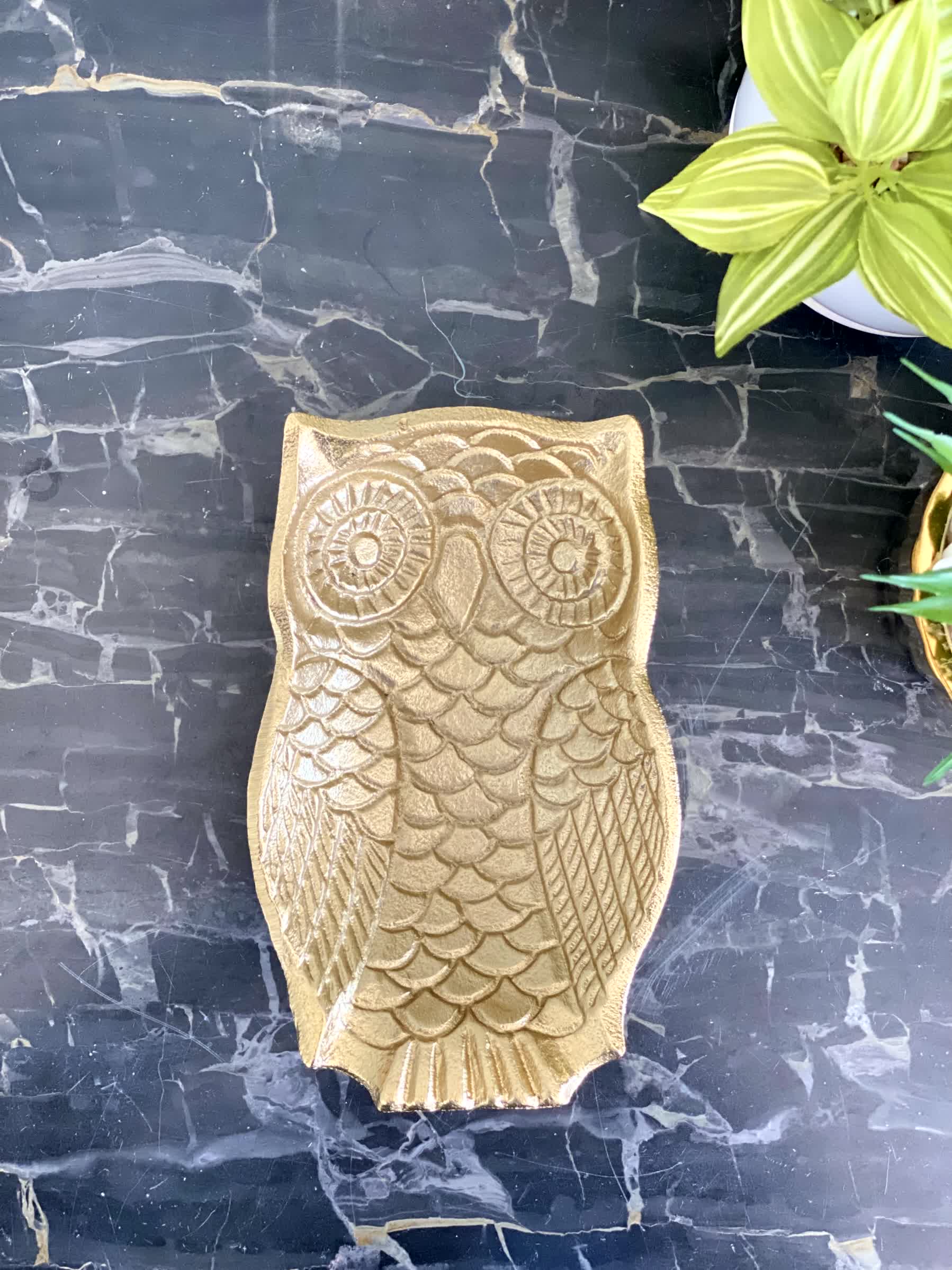 Luxe Owl Trinket Tray
