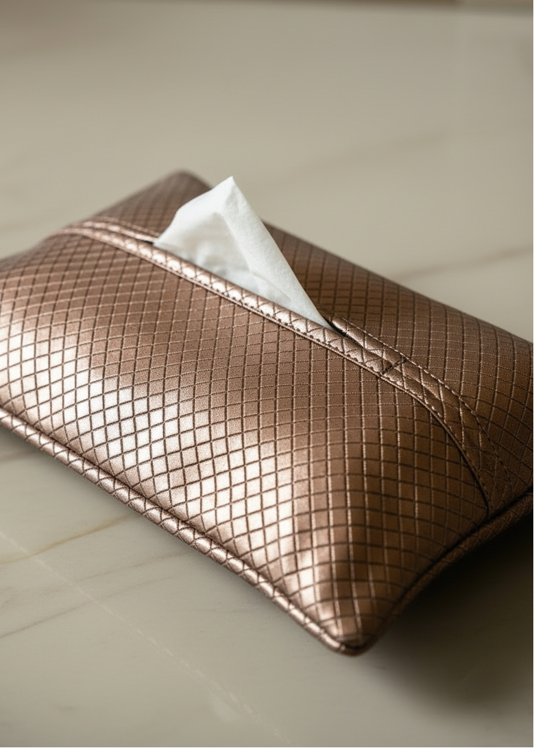 Braided Brown Tissue Cover