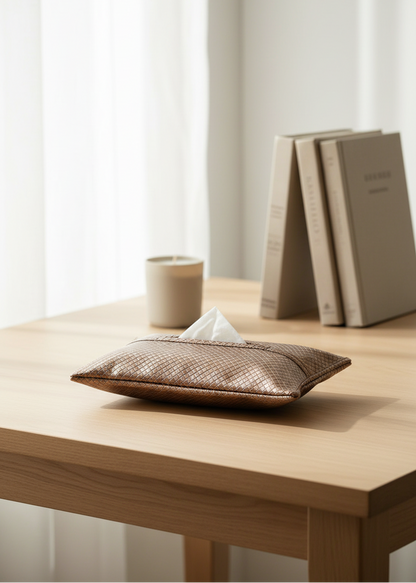 Braided Brown Tissue Cover